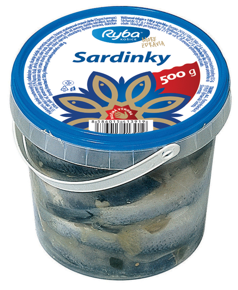 RYBA Košice Sardinky chlad. 500 g