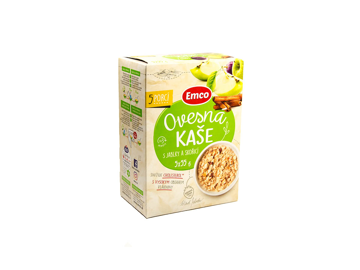 EMCO Expres Ovsená kaša jablko a škorica 275 g
