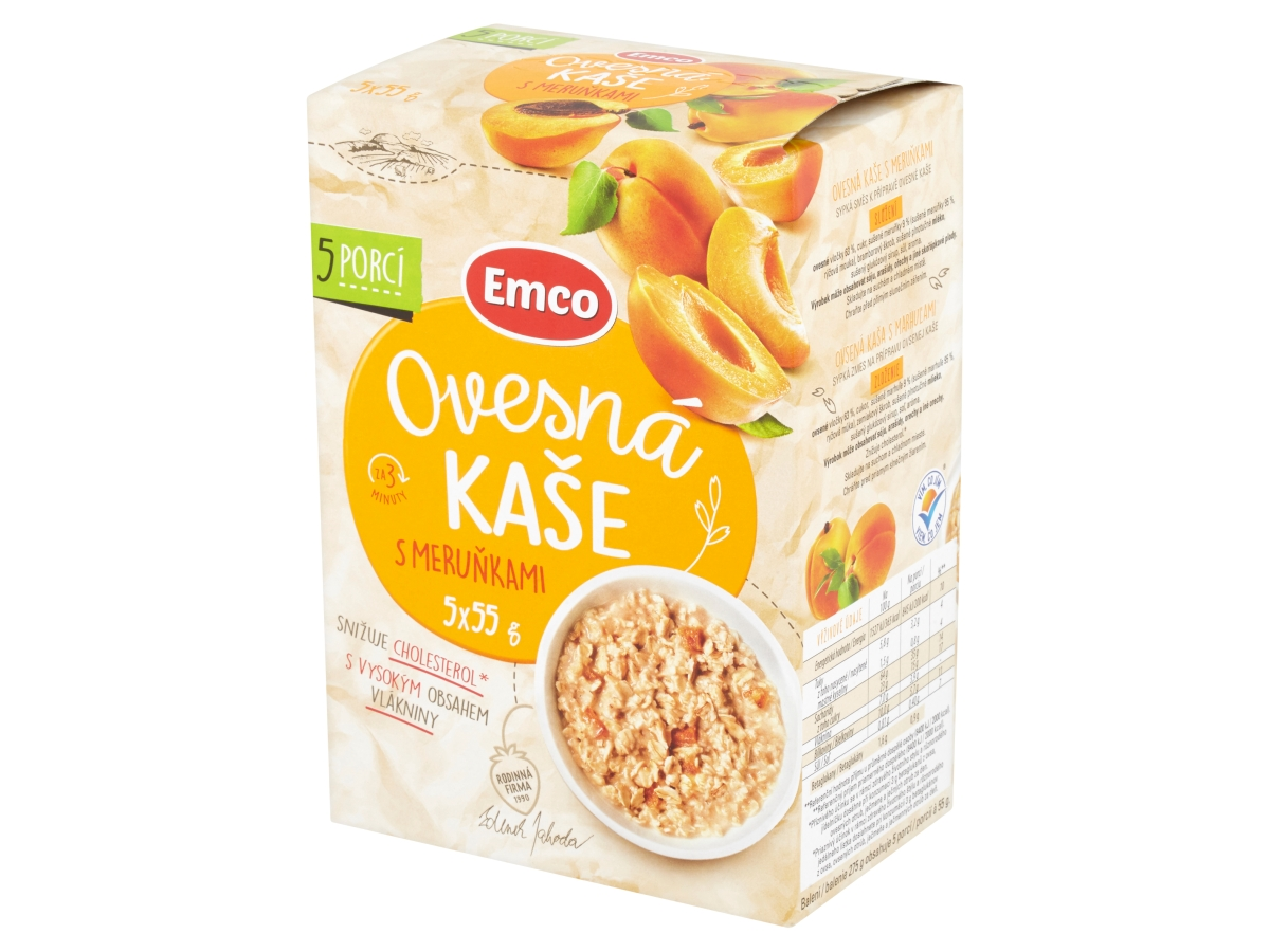 EMCO Expres Ovsená kaša marhuľa 275 g