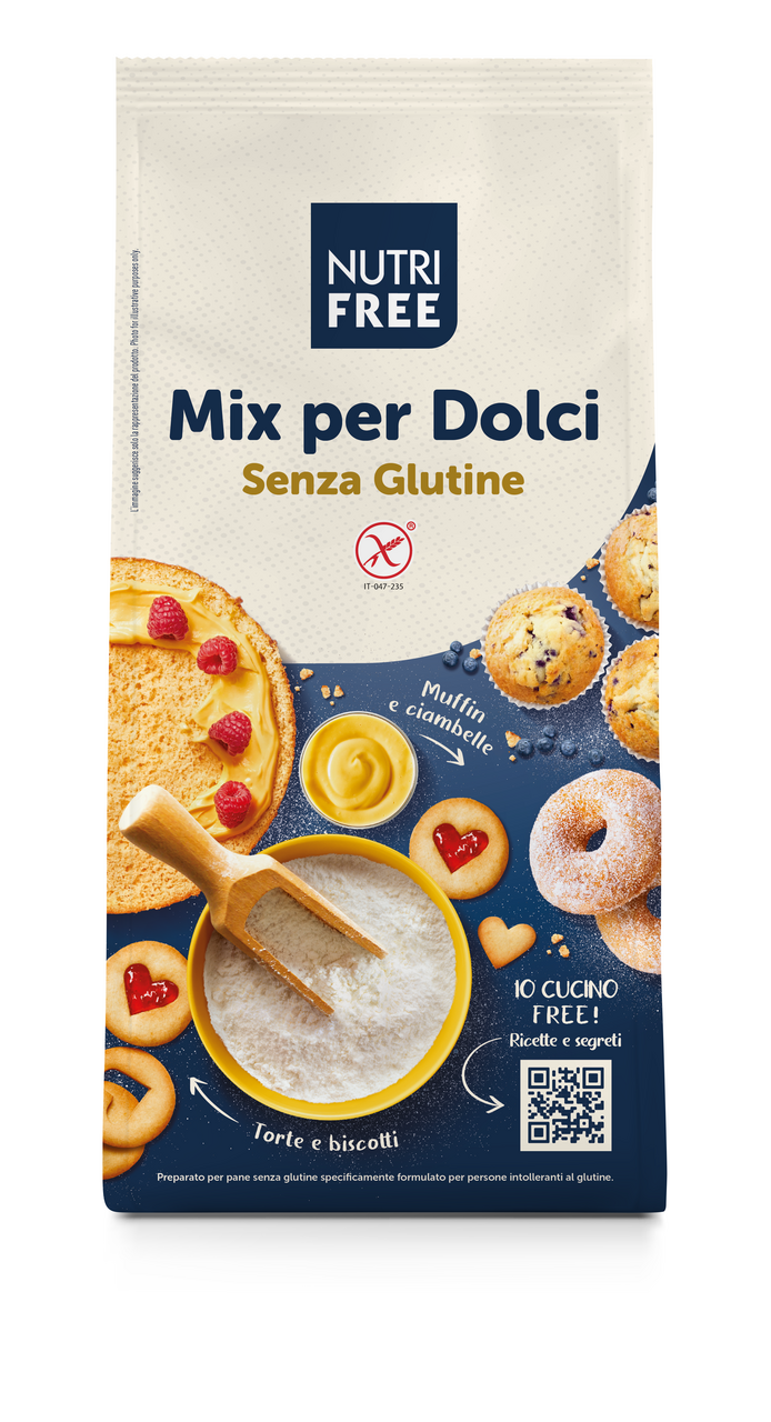 NUTRI FREE Per Dolci zmes na zákusky bezlepková 1 kg