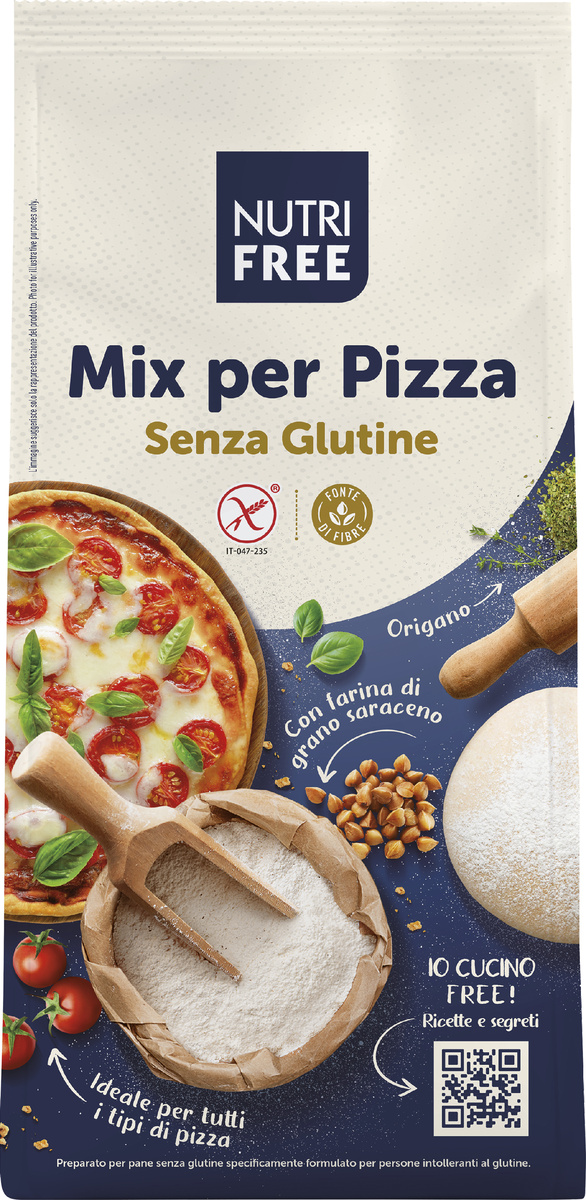 NUTRI FREE Per Pizza zmes na pizzu bezlepková 1 kg