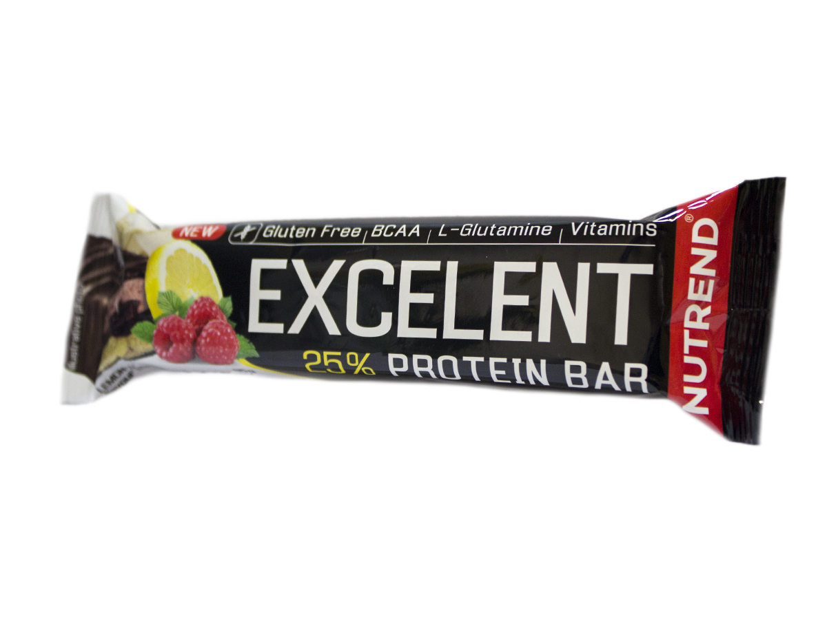 NUTREND Excelent Proteínová tyčinka citrón, tvaroh a maliny 85 g