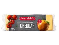 Friendship Cheddar tavené plátky chlad. 1x1,033 kg