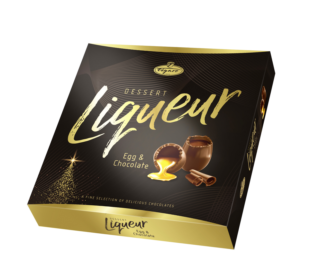 Figaro Šišky plnené vaječným a čokoládovým likérom 220 g