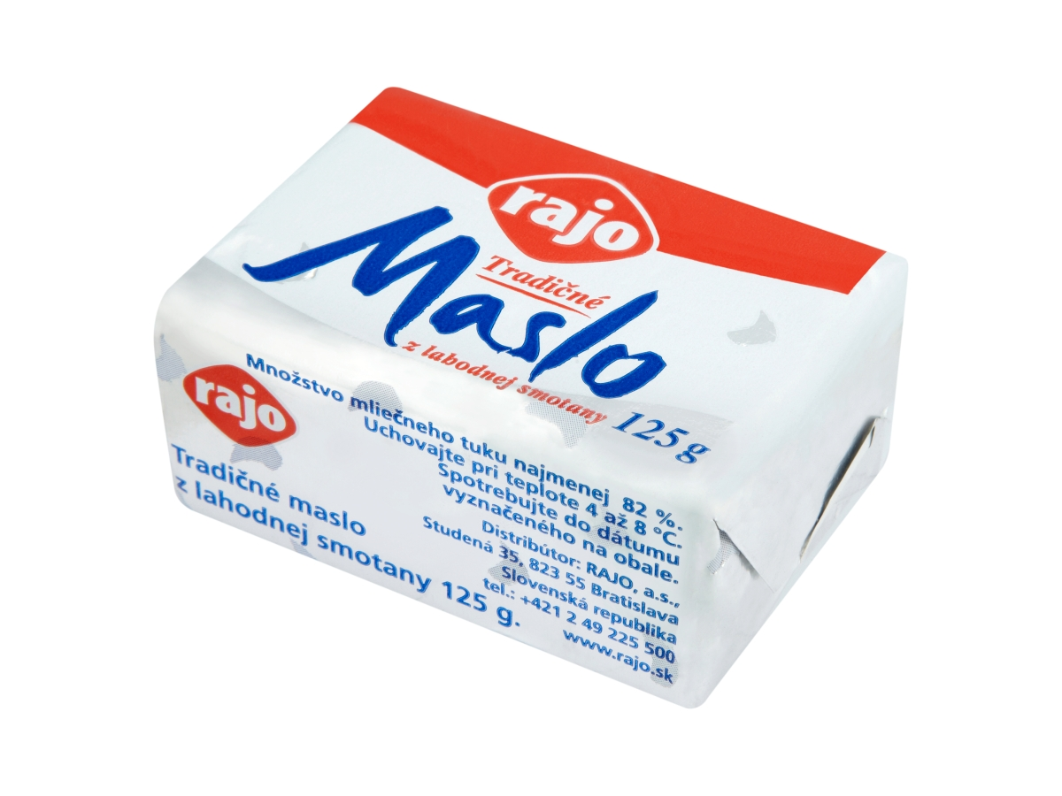 rajo Maslo z lahodnej smotany chlad. 125 g