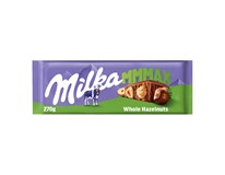 Milka Mmmax tabuľková čokoláda whole hazelnuts/ celé lieskové orechy 1x270 g