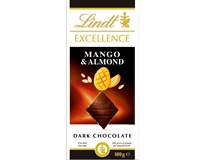 Lindt Excellence mango & almond čokoláda 1x100 g
