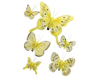Motýliky so žltým štipcom 1 ks