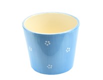 Kvetináč porcelánový modrý 1 ks
