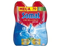 Somat Excellence Hygienic Cleanliness gél do umývačky riadu (70 dávok) 1,260 l