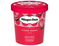 Häagen-Dazs Makrónky zmrzlina jahoda a malina mraz. 420 ml