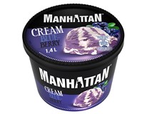 Manhattan zmrzlina čučoriedka a smotana mraz. 1,4 l