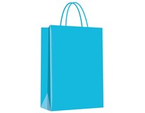 Darčeková taška Eco L modrá 1 ks