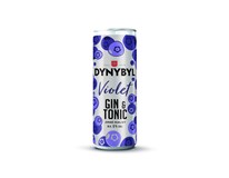 DYNYBYL Violet gin & tonic 6% 250 ml vratná plechovka