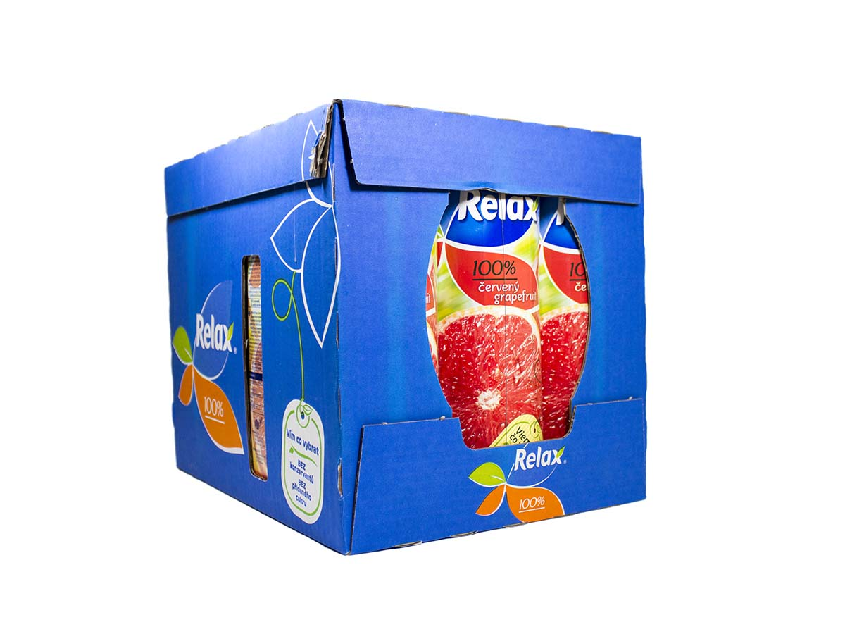 Relax Džús Červený grep 100 % 12 x 1 l