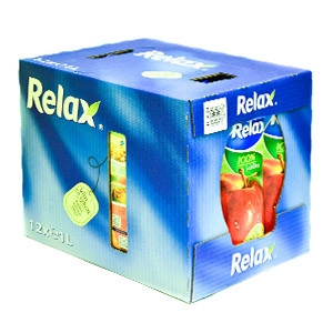 Relax džús pris jablko 100 % 12 x 1 l