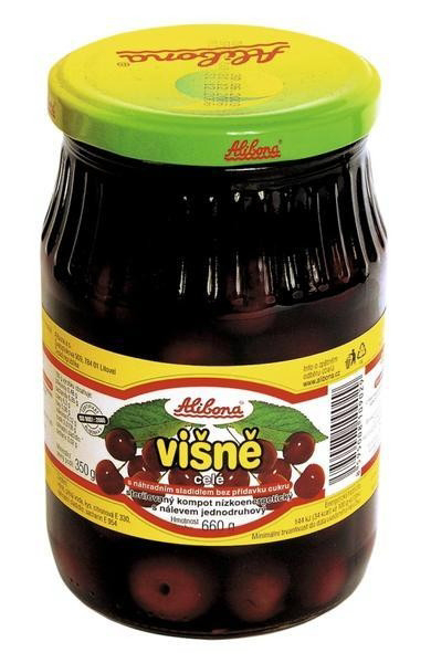 ALIBONA Višne so sladidlom 660 g