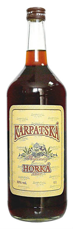 FRUCONA Karpatská horká bylinný likér 30% 1 l