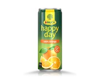 Rauch Happy Day Džús pomaranč 24x 330 ml vratná plechovka