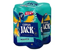 Captain Jack Mojito pivo 4x 500 ml vratná plechovka