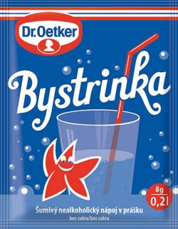 Dr. Oetker Bystrinka šumivý nápoj v prášku 32 x 8 g