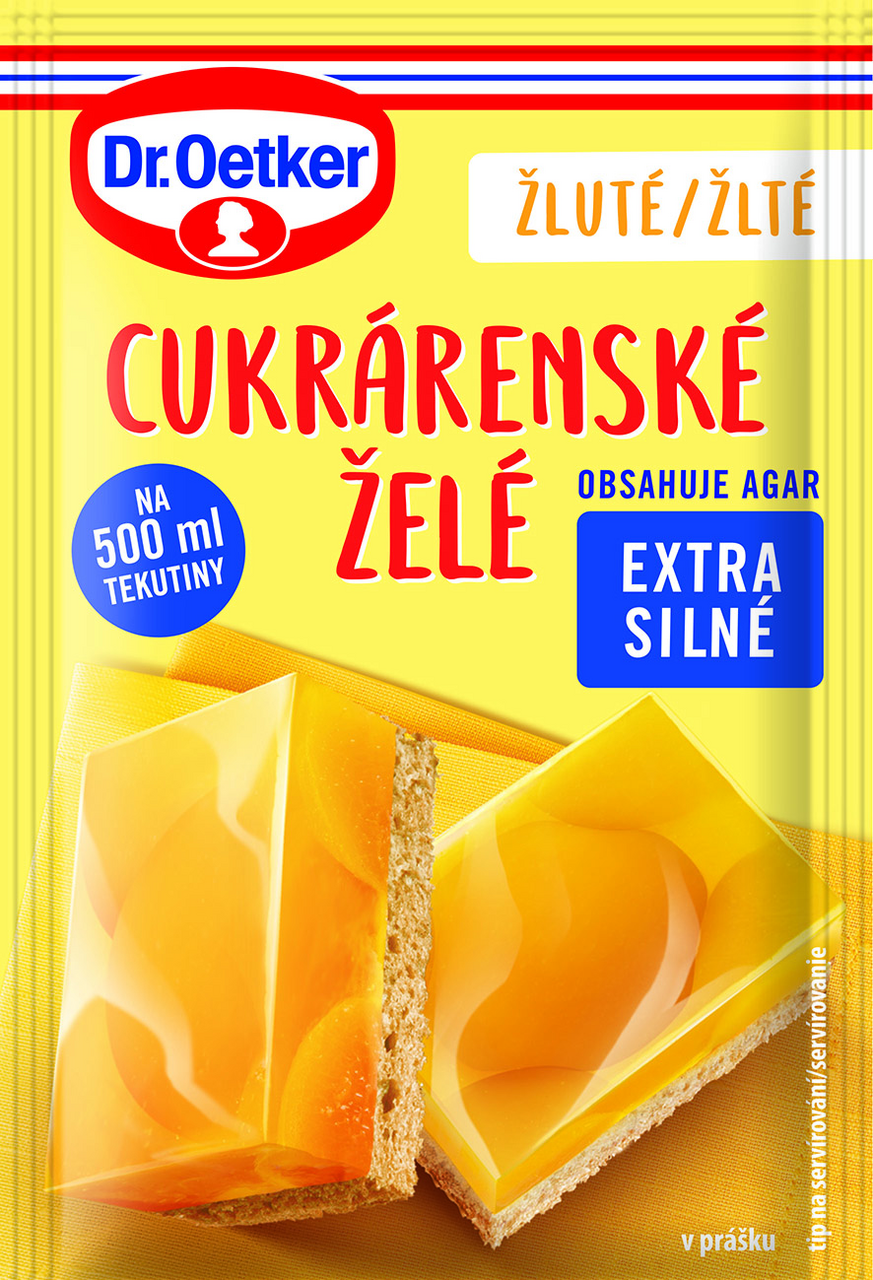 Dr. Oetker Cukrárske želé žlté 36 x 10 g