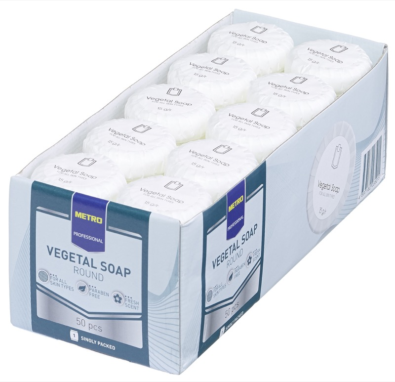 METRO PROFESSIONAL Hotelové mydlo 50 x 15 g