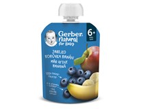 Gerber Natural Kapsička apple, blueberry, banana 90 g