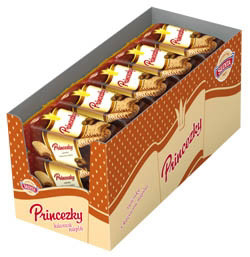 SEDITA Princezky s kávovou krémovou náplňou 15 x 80 g