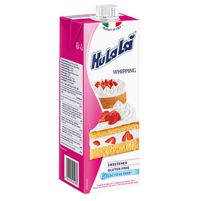 Hulala Prípravok na šľahanie sladený rastl. 26% bez laktózy chlad. 1 l