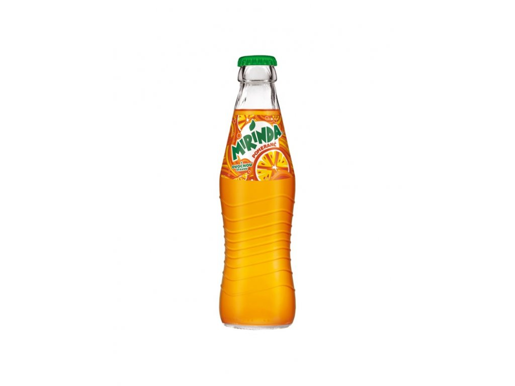 MIRINDA pomaranč limonáda 24 x 250 ml vratná fľaša SKLO