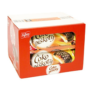 Figaro Čoko Piškóty pomaranč 6 x 147 g