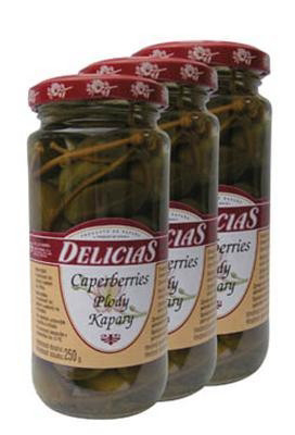 DELICIAS plody kapary 3 x 250 g