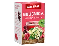 MISTRAL Brusnica, malina a baza ovocný čaj 40 g