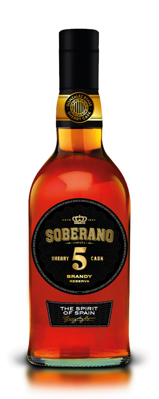 SOBERANO Brandy 5 y.o. 36% 700 ml