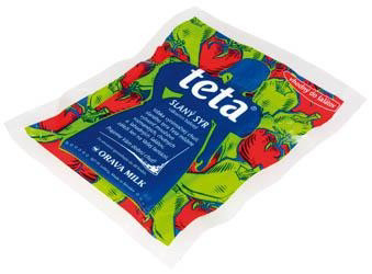 Teta slaný syr porciovaná prírodná 45 % chlad. váž. cca 150 g