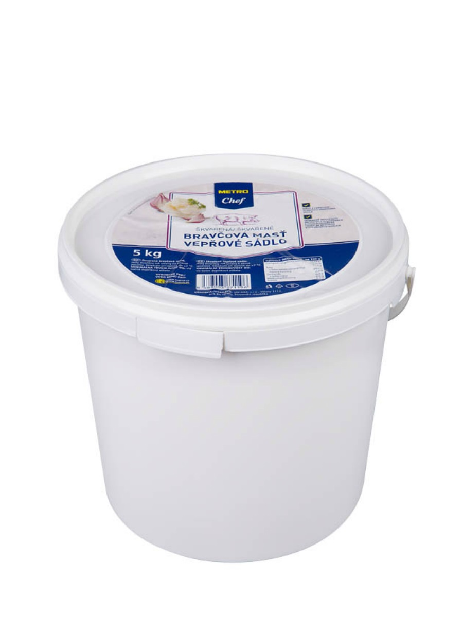 METRO Chef Bravčová masť chlad. 5 kg vedierko