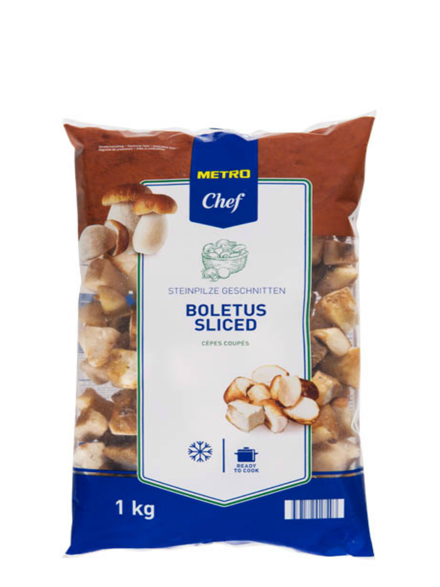 METRO Chef Hríb smrekový kocky mraz. 1 kg