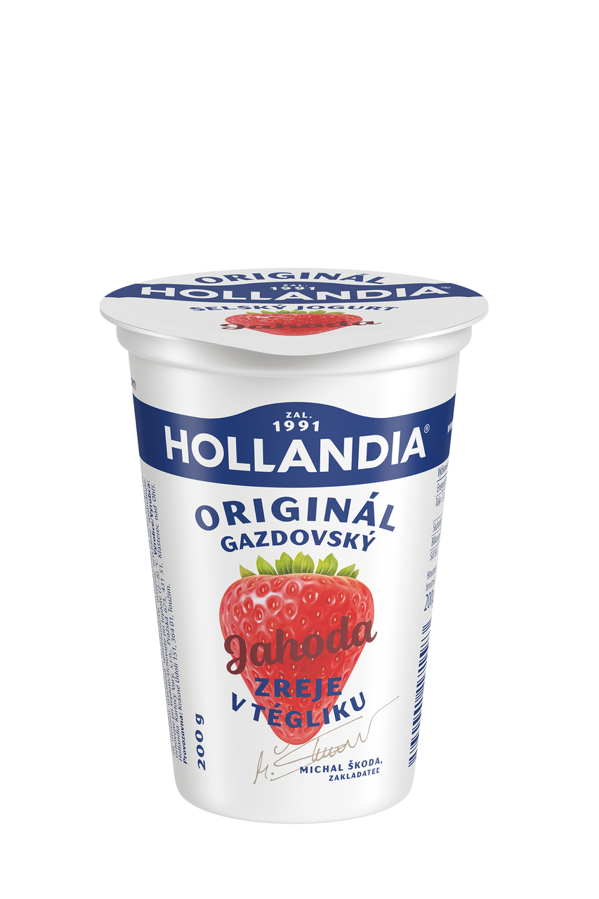 HOLLANDIA Gazdovský jogurt jahoda chlad. 200 g