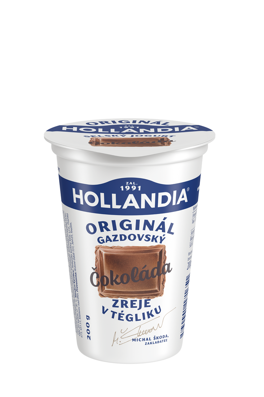 HOLLANDIA Gazdovský jogurt čokoláda chlad. 200 g