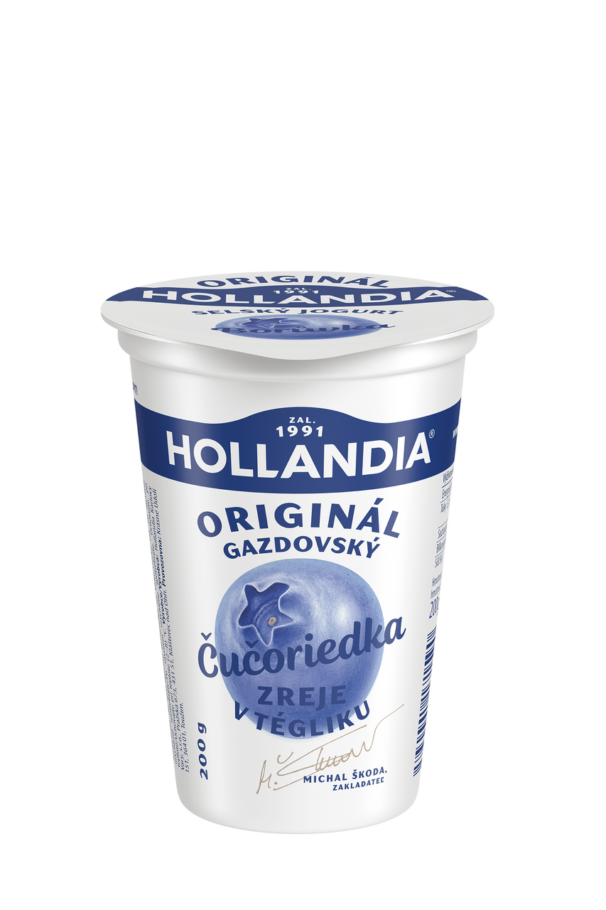 HOLLANDIA Gazdovský jogurt čučoriedka chlad. 200 g