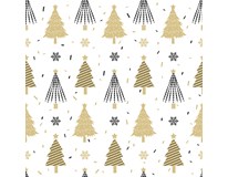 Harmony Obrúsky papierové Christmas Trees 3- vrstvové 33 cm 20 ks