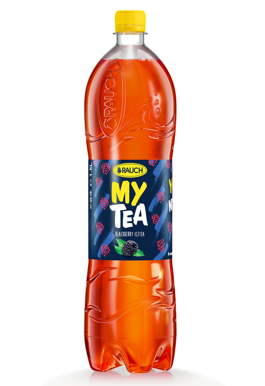 Rauch MY TEA ľadový čaj černica 6 x 1,5 l vratná PET fľaša