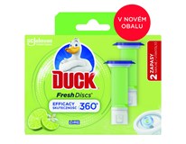 DUCK Fresh Discs čistič WC náhradná náplň limetka 2x 36 ml