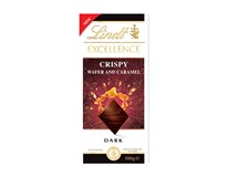 Lindt Excellence Crispy wafer & caramel čokoláda 100 g