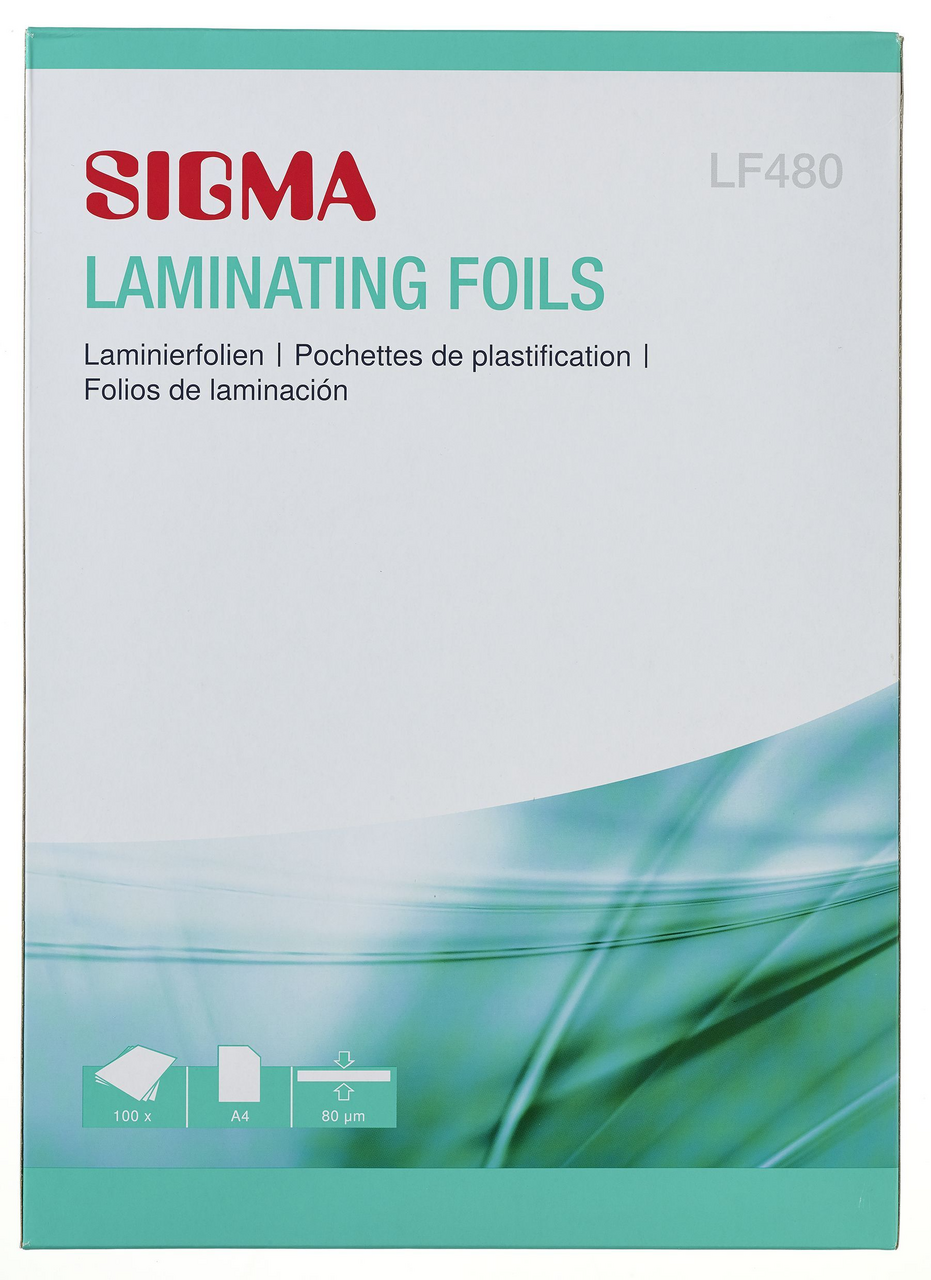 SIGMA Fólia laminovacia LF480 A4 100 ks