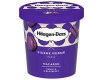 Häagen-Dazs Makrónky zmrzlina vanilka & čučoriedka mraz. 420 ml