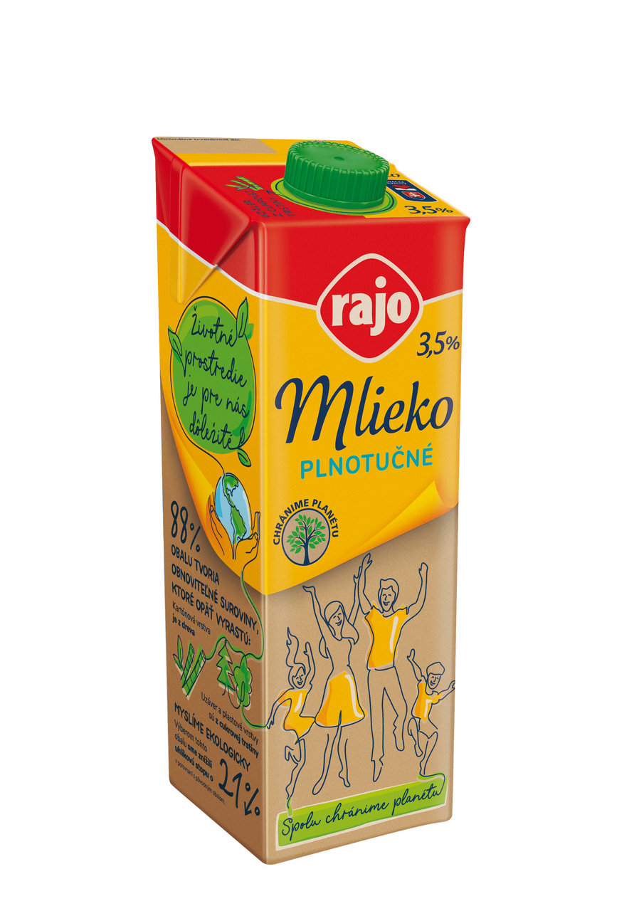 rajo Mlieko UHT 3,5 % chlad. 12 x 1 l