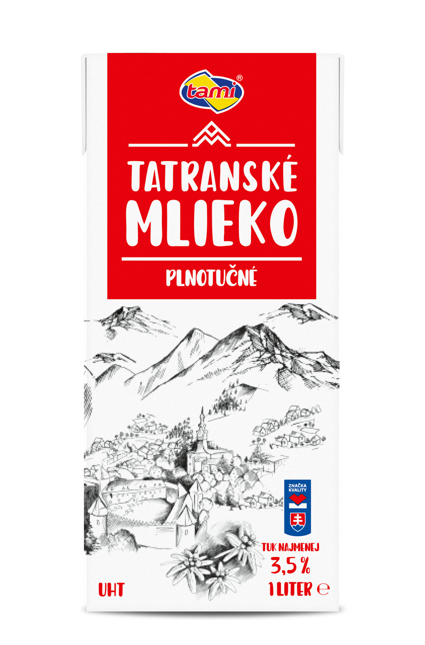 tami Mlieko UHT 3,5 % chlad. 12 x 1 l
