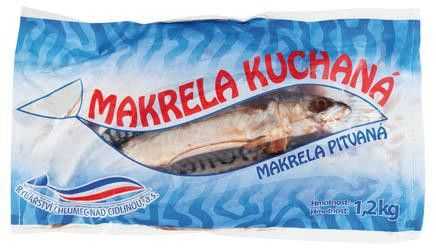 Makrela pitvaná Chlumec mraz. 1,2 kg